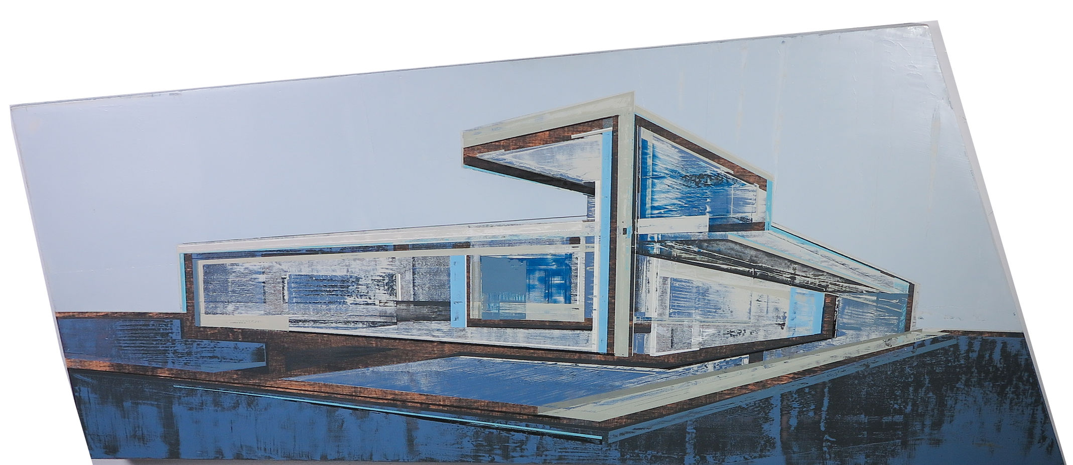 Blue shelter