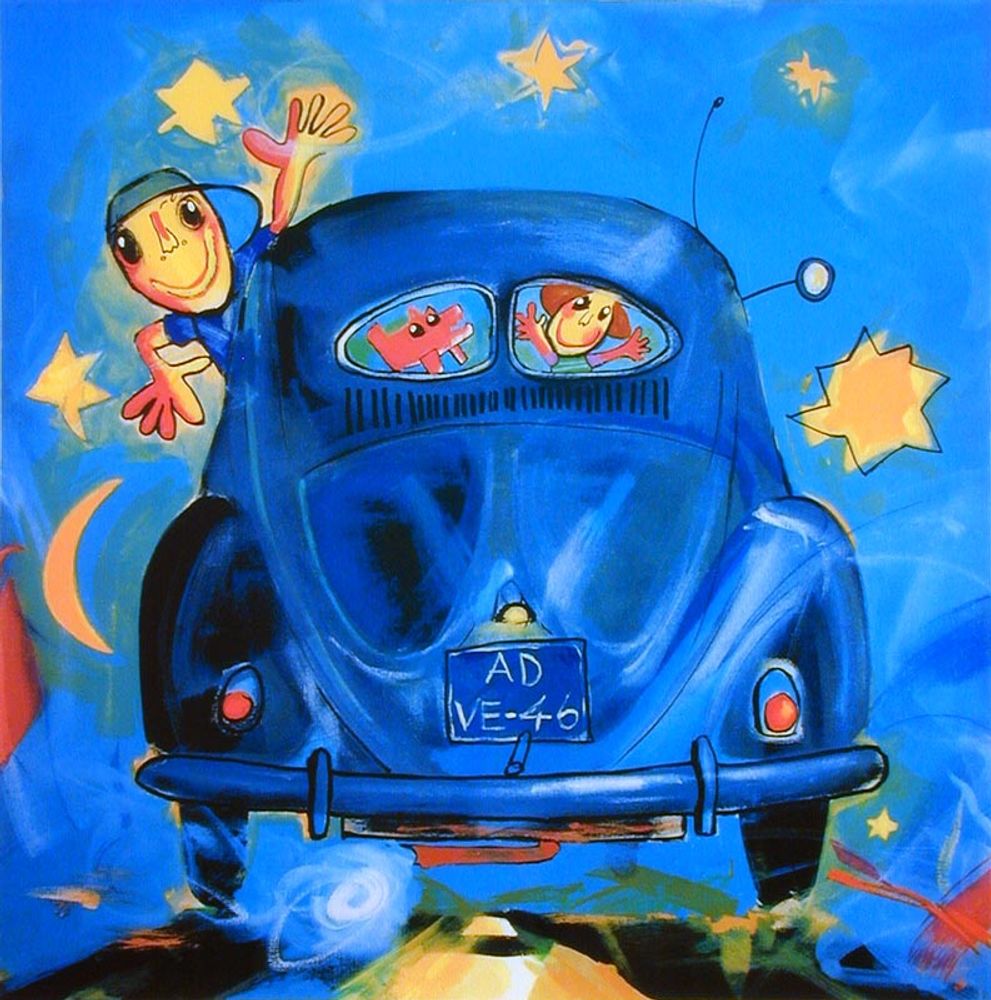 VW Brilletje achterruit