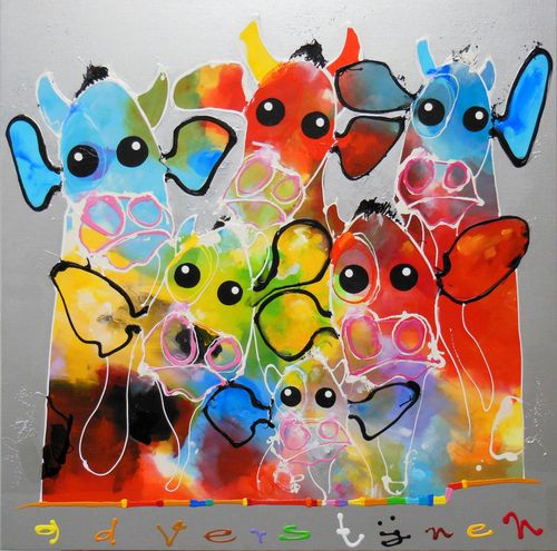 Koeien met blauwe oren