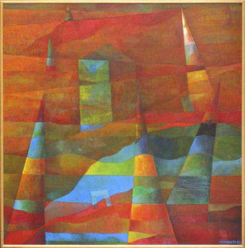 Landscape in red