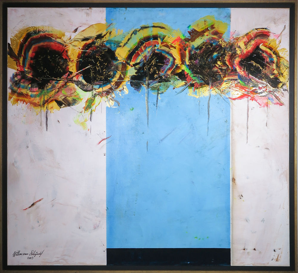 0001 Bloemen blauw