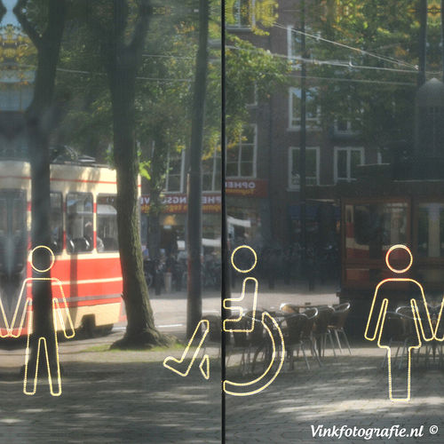 Oplichtende symbolen