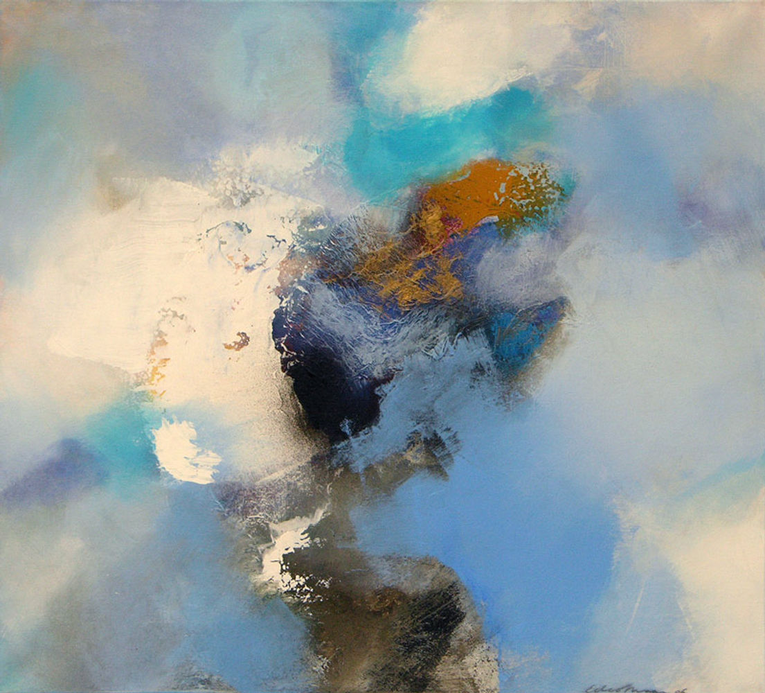 Het goud en blauw van hemel