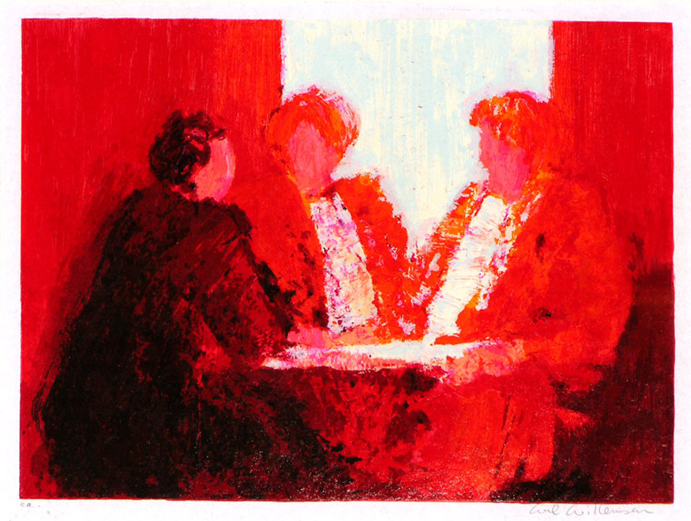 At the coffeetable