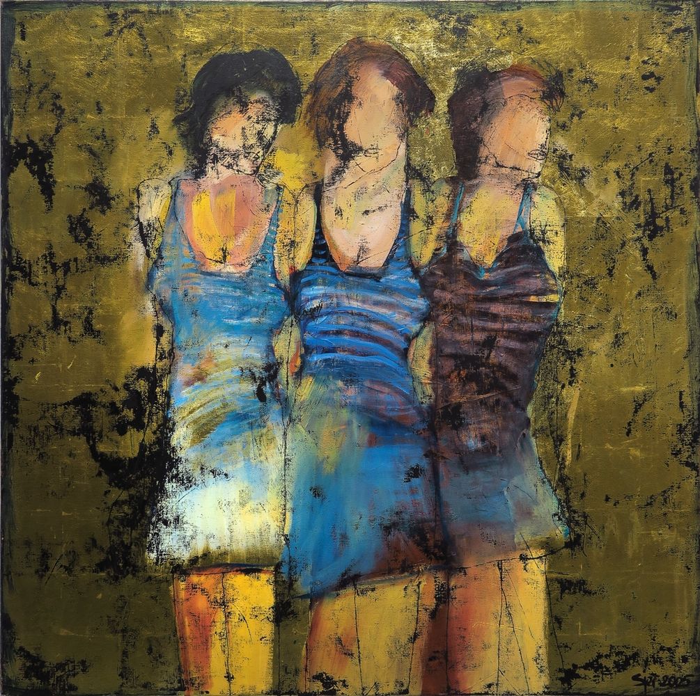 3 Vrouwen in goud