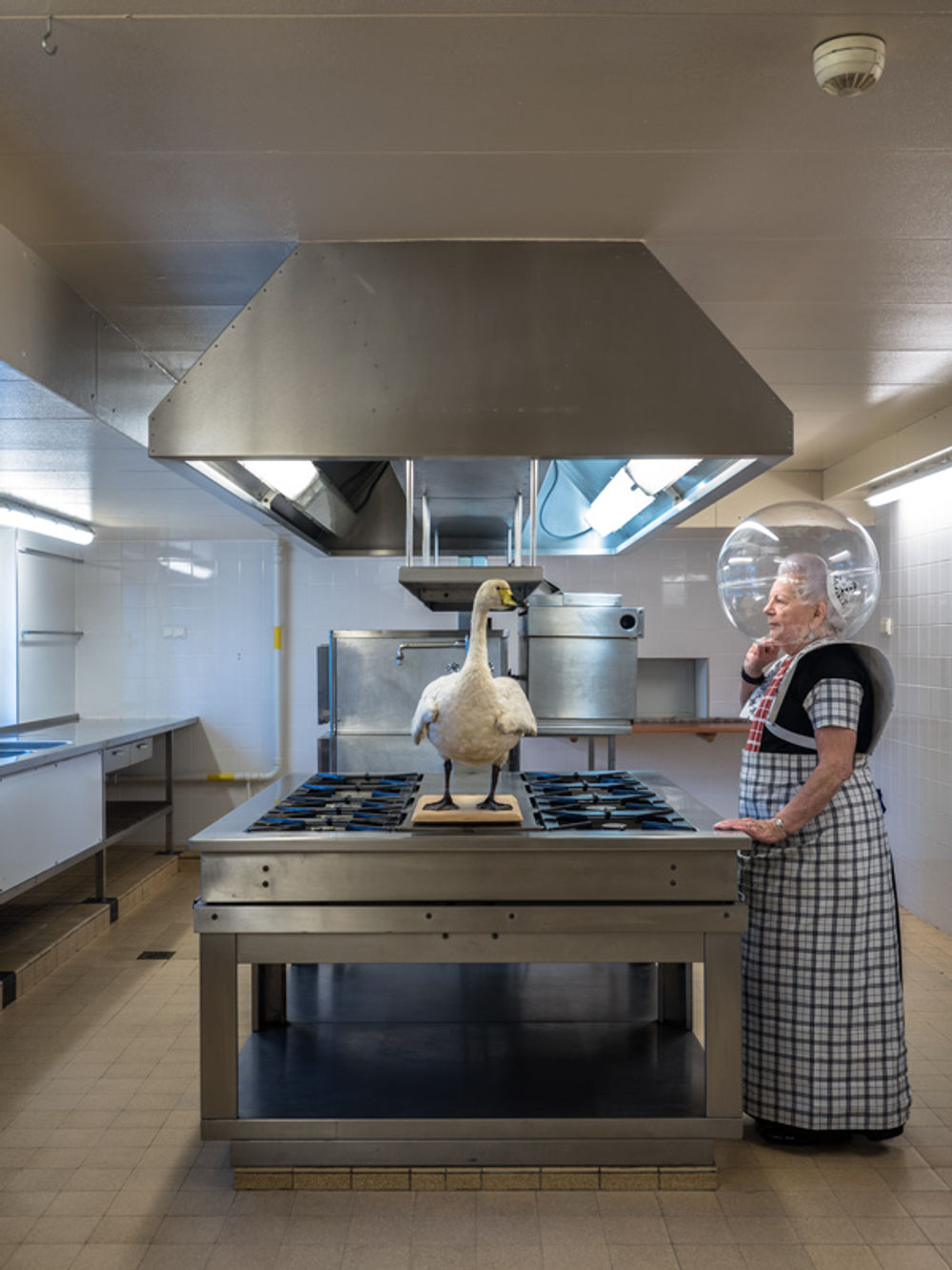 Spakenburgse Diva in keuken van Paleis Soestdijk