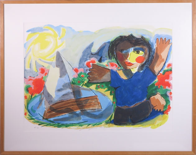 Jongen met bootje (Lie a Fo)