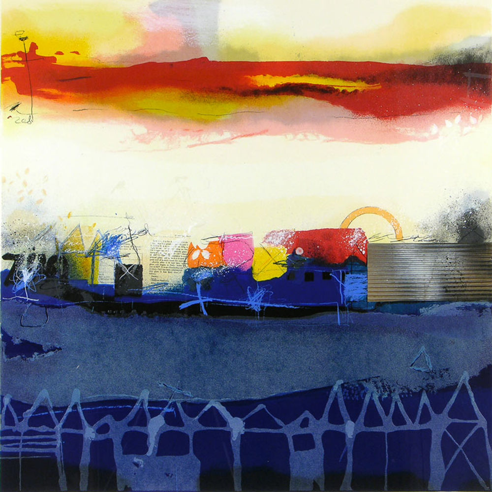 Zonder titel (vierkant blauw)