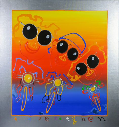 Fietsen bij avondlicht