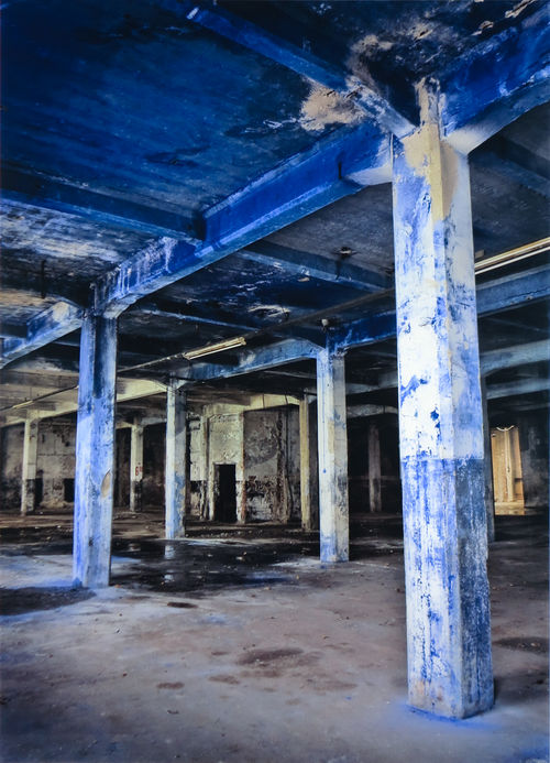Blue pilars