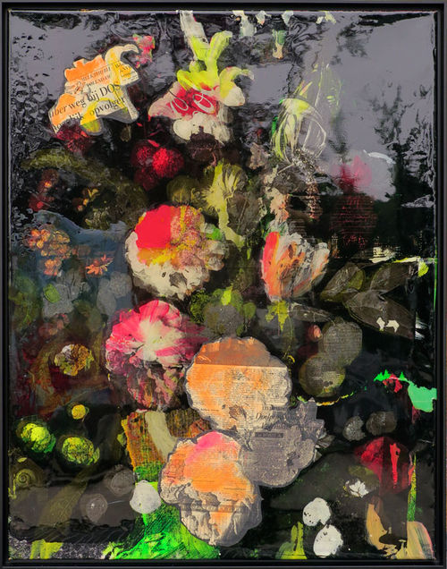 Flowers black II