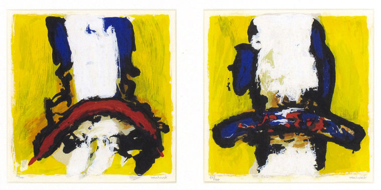 Zonder titel Tweeluik GEEL