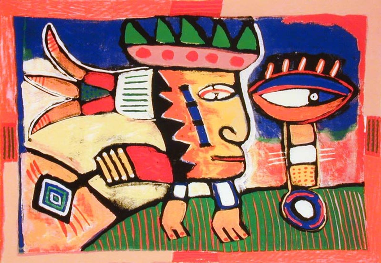 Vieuw through the eye