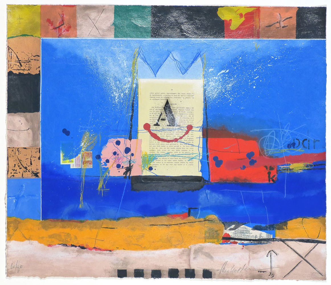 Vierkant blauw  61/90