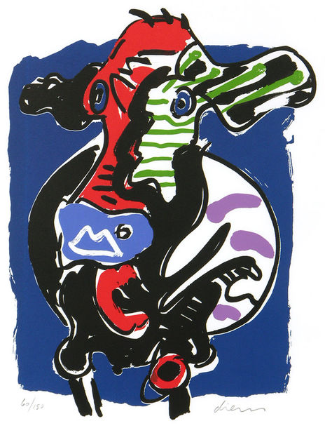 Blauwe koe
