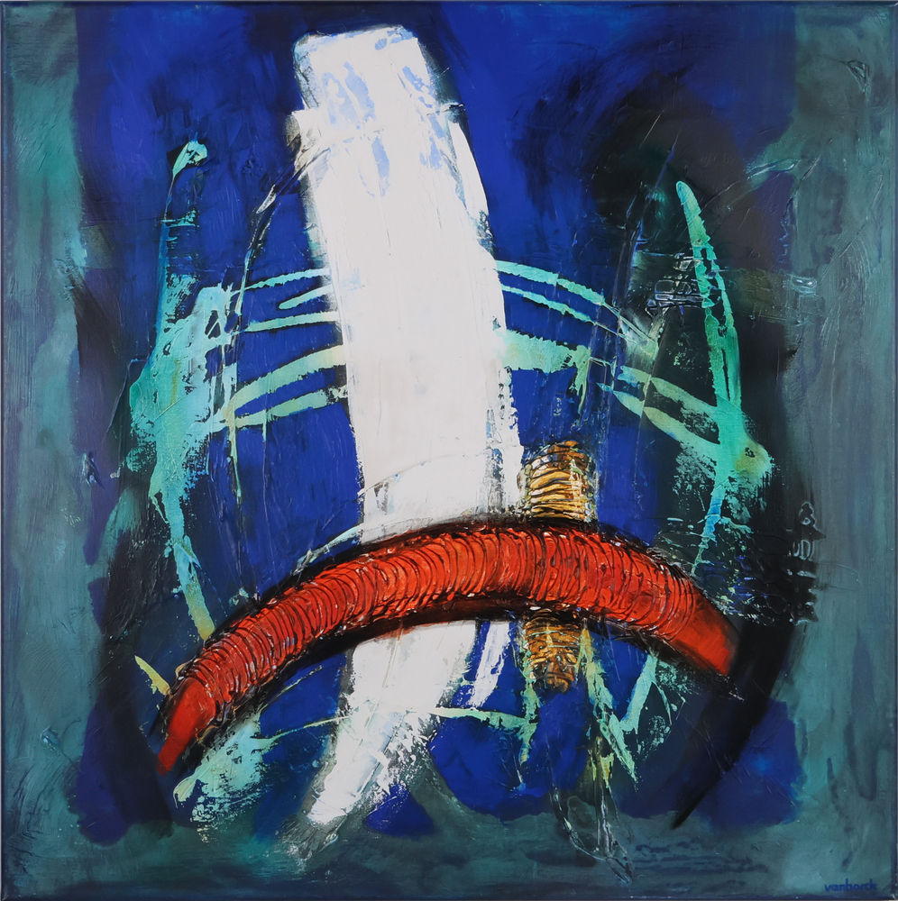 Abstract with red Arc