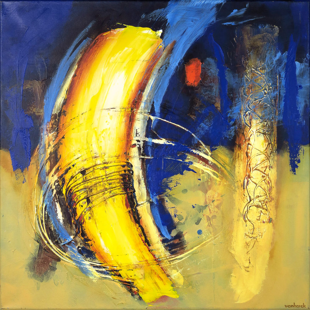 Abstract with orange