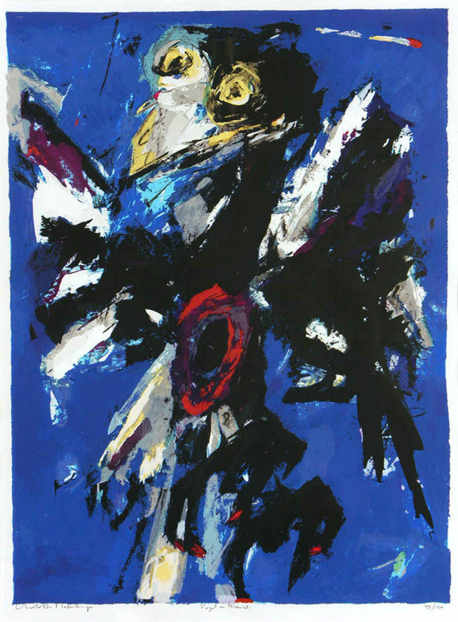 Vogel in Blauw