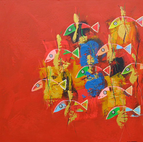 Band on the run (vis rood)
