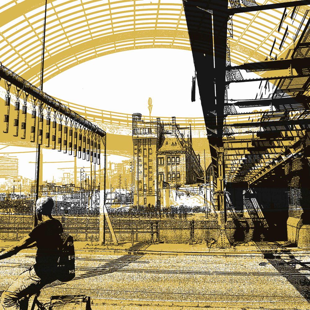 Spoorbrug Amsterdam CS