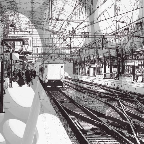 At Amsterdam Central Station