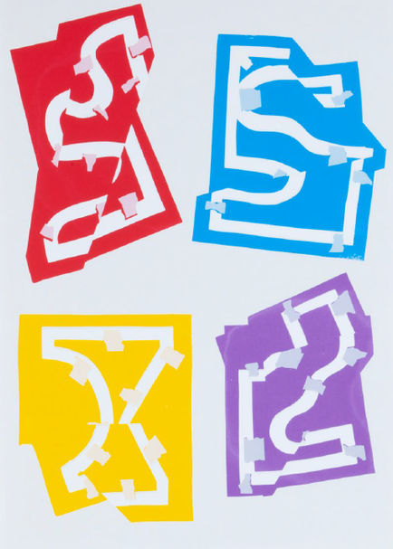 Folded paper sheets 1
