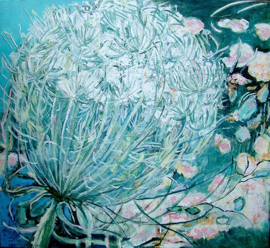 Herfst schermbloemen