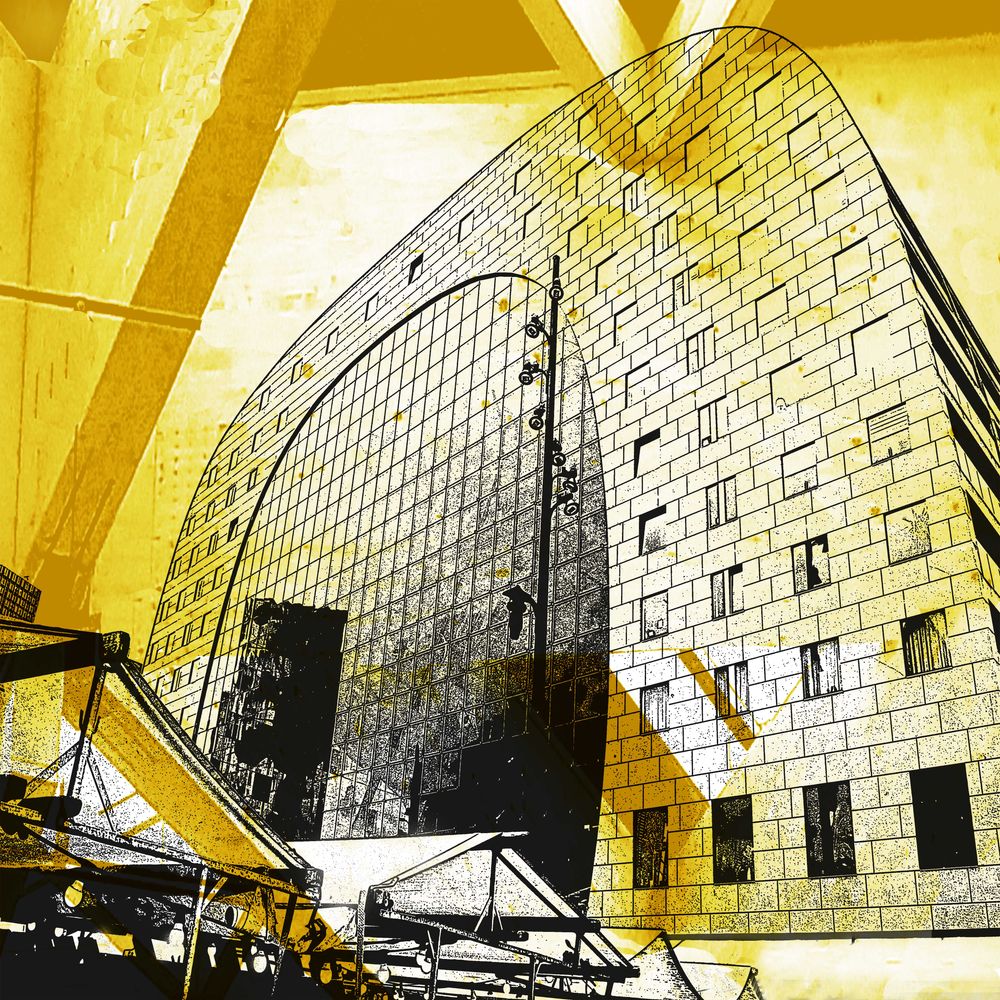 Markthal en markt