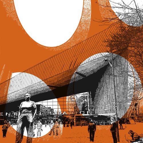 Knotje op het Stationsplein