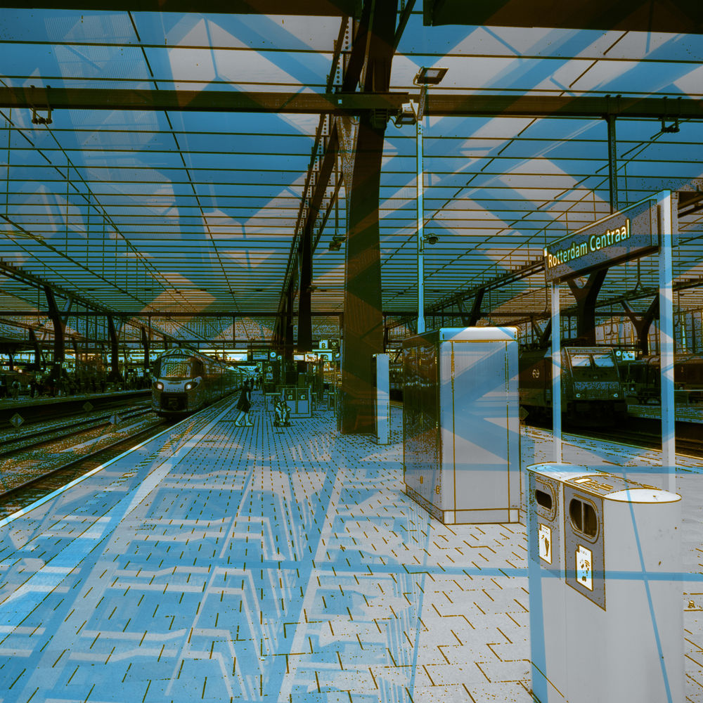 Treinen op Rotterdam Centraal