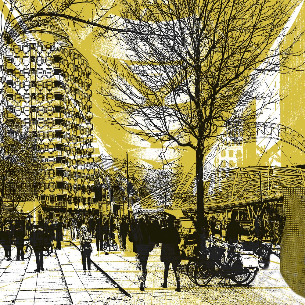 Wandelen op de Blaak