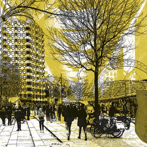 Wandelen op de Blaak