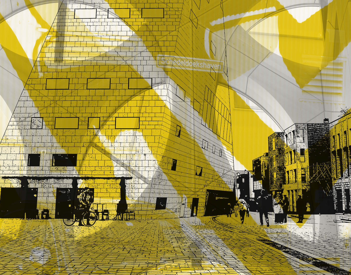 Het Forum vanaf de Nieuwe Markt