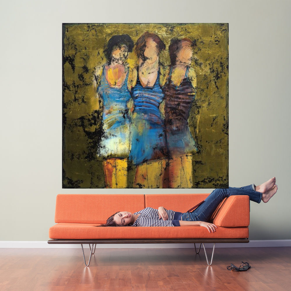 3 Vrouwen in goud