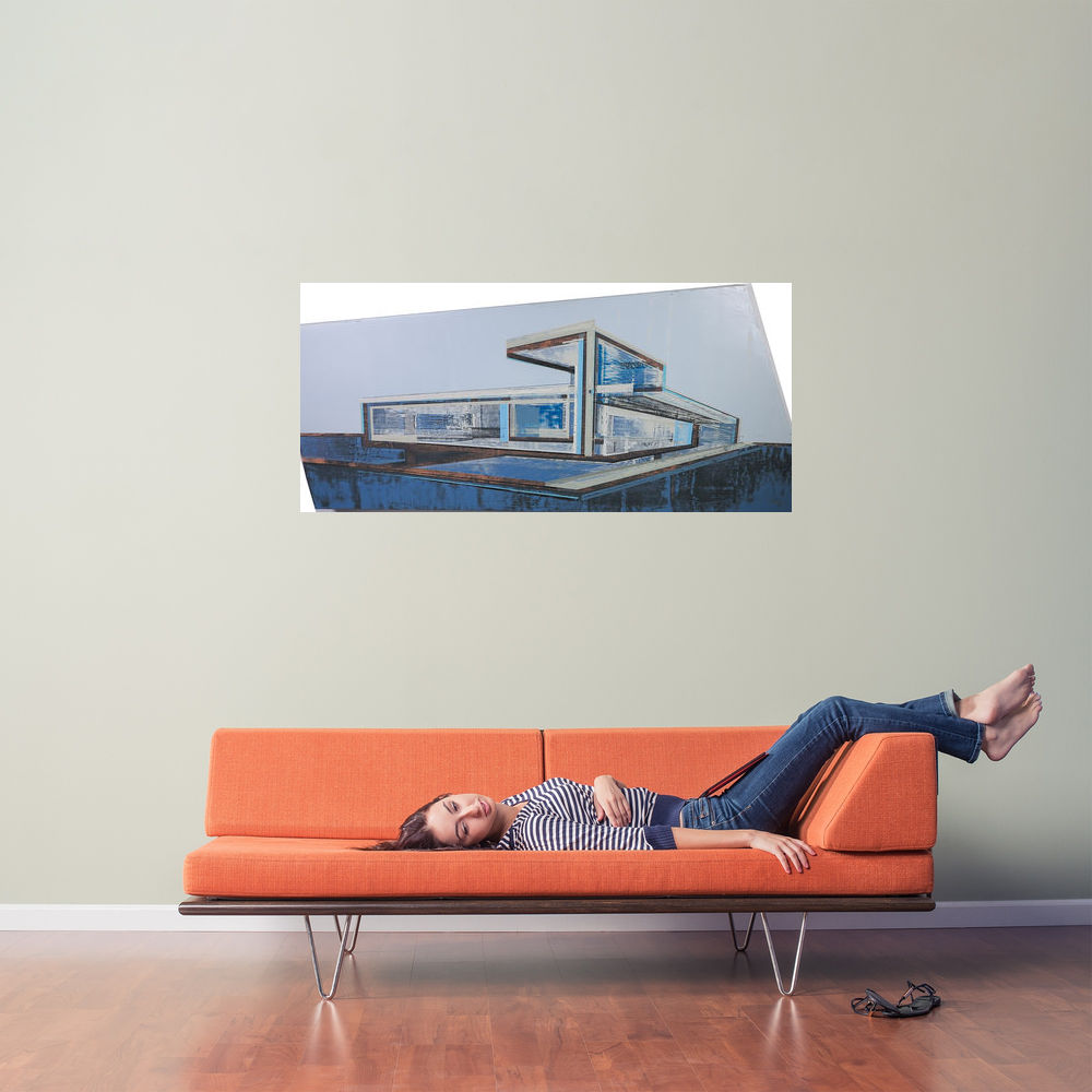 Blue shelter