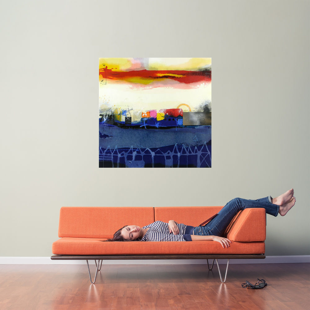 Zonder titel (vierkant blauw)