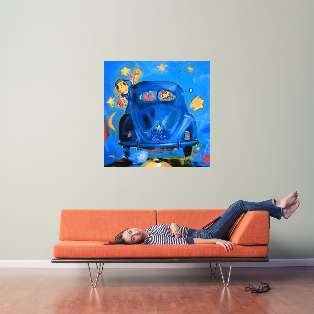 VW Brilletje achterruit