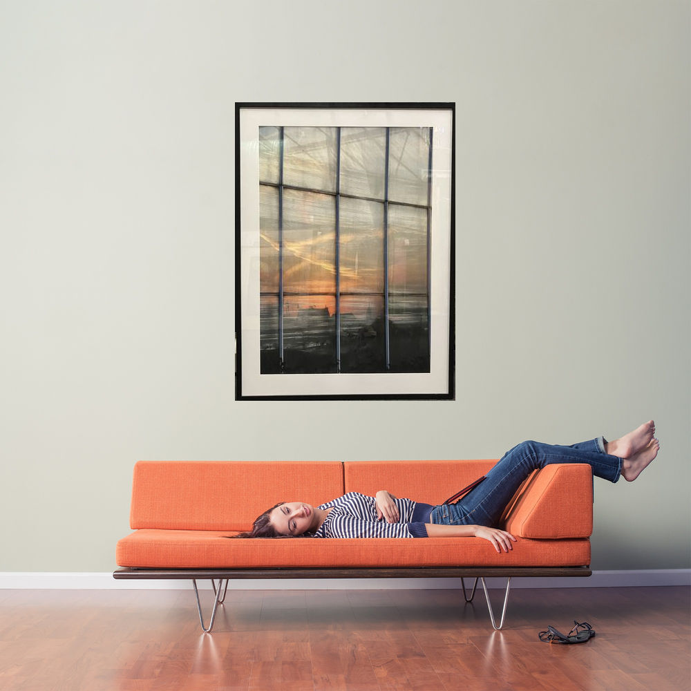 Kas bij zonsondergang