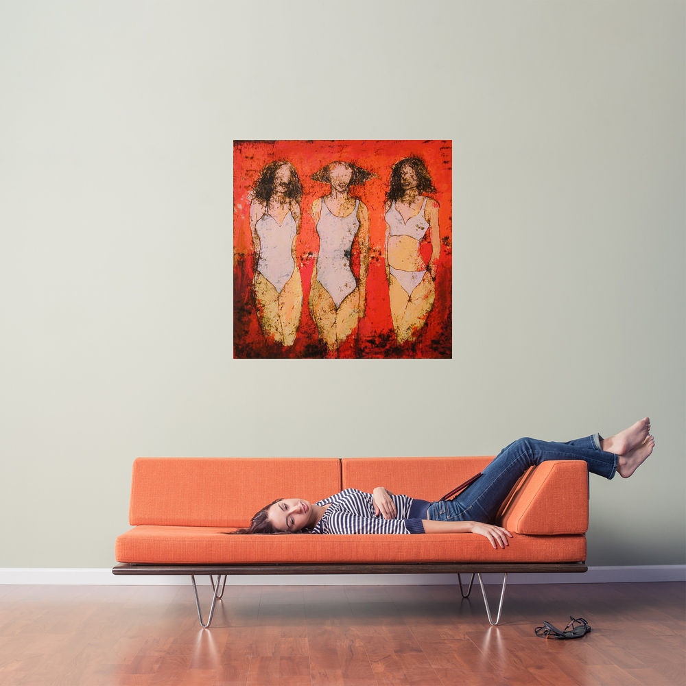 Vrouwen in badpak