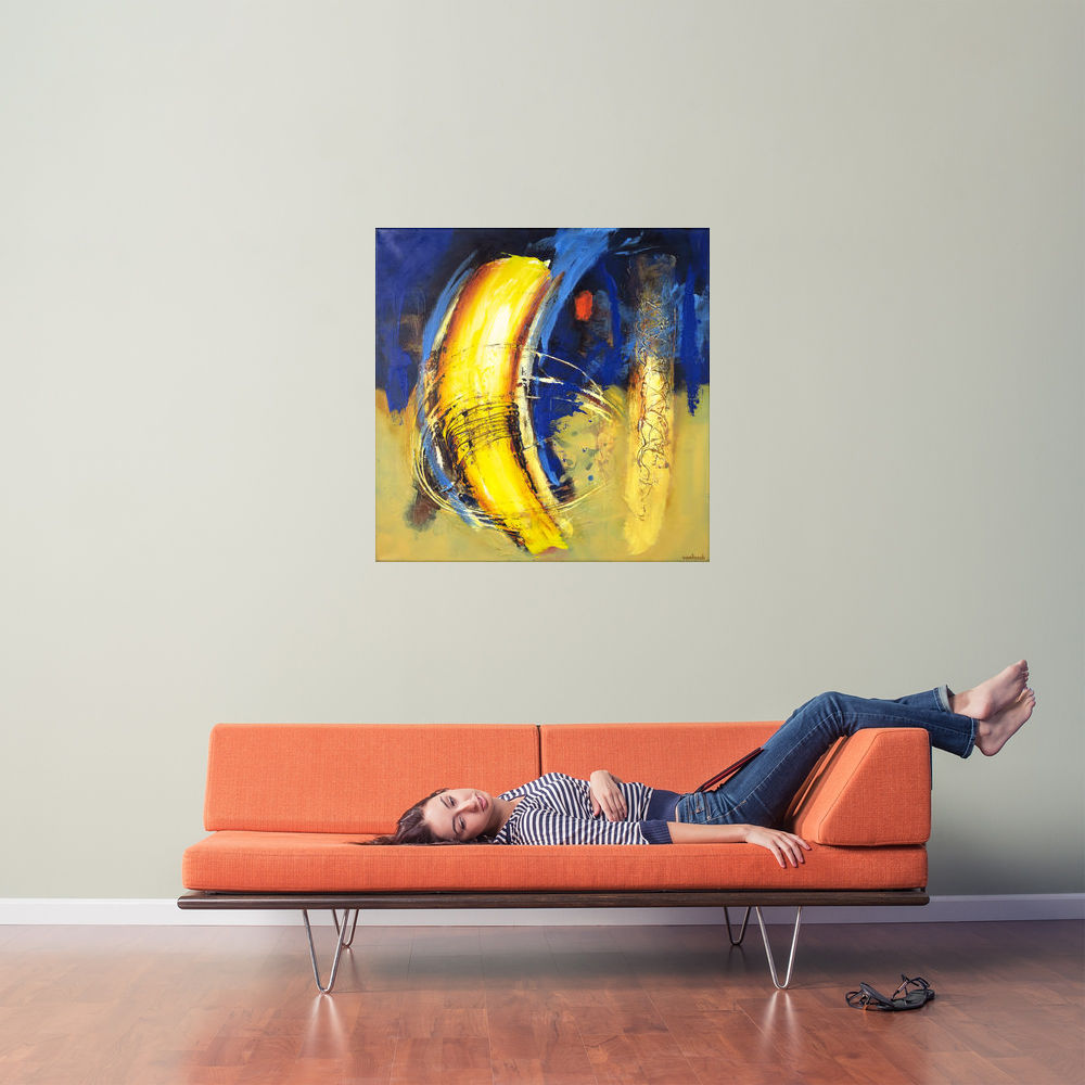 Abstract with orange