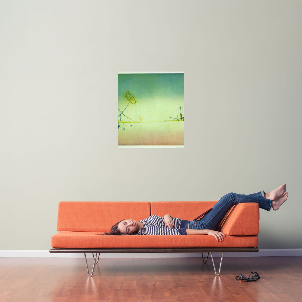 Horizon, machine, de zon